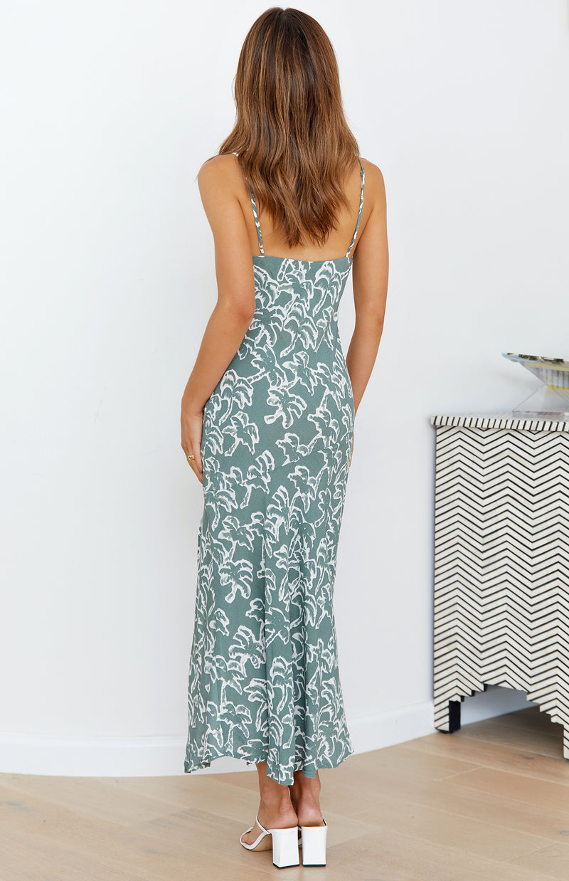 KITE DRESS - SAGE PRINT