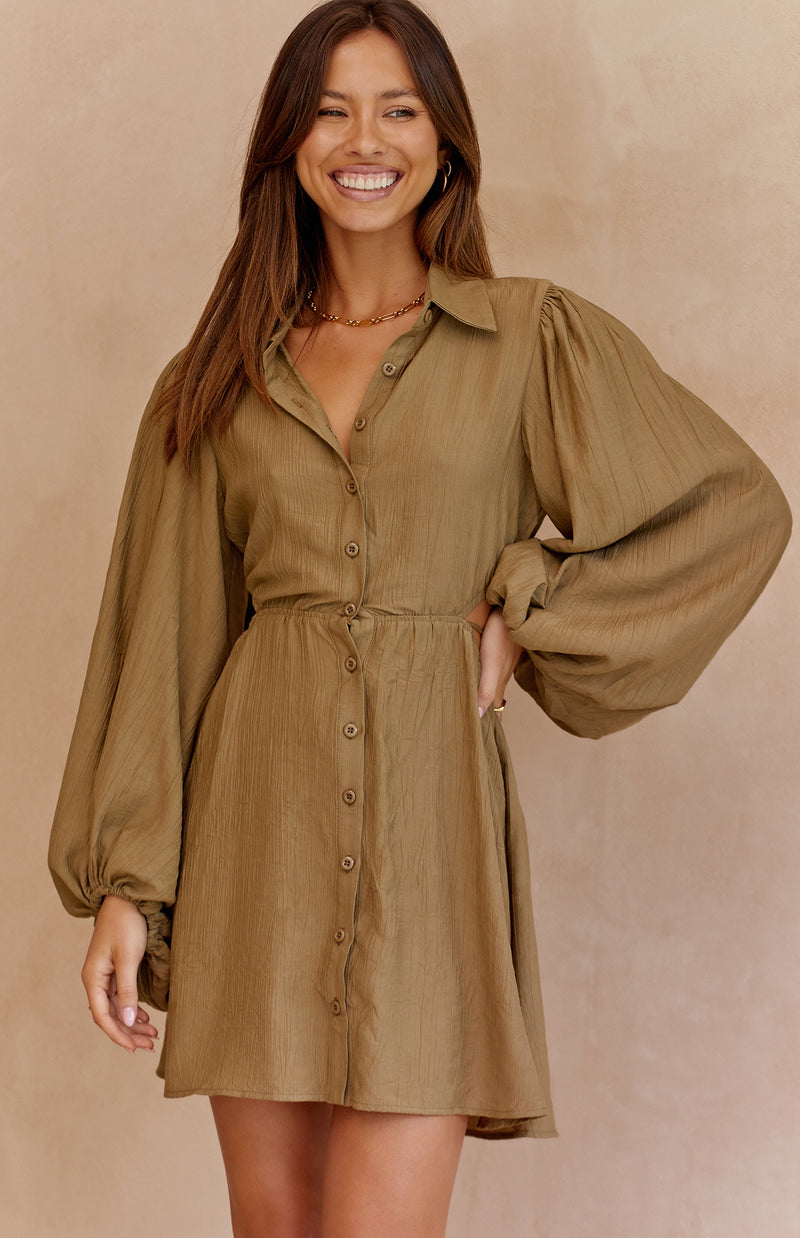 LUCIA DRESS - OLIVE