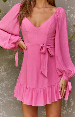 CONCORDE DRESS - HOT PINK