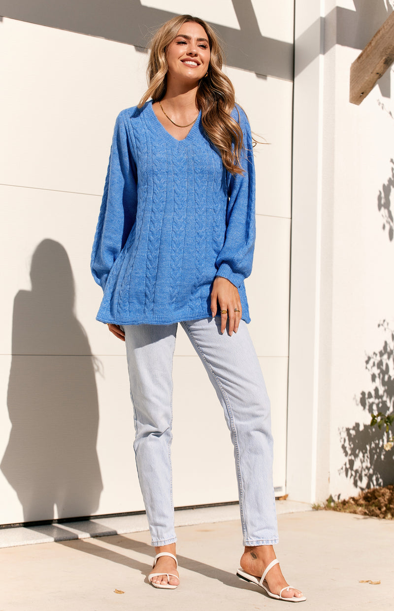 JOLENE JUMPER - BLUE