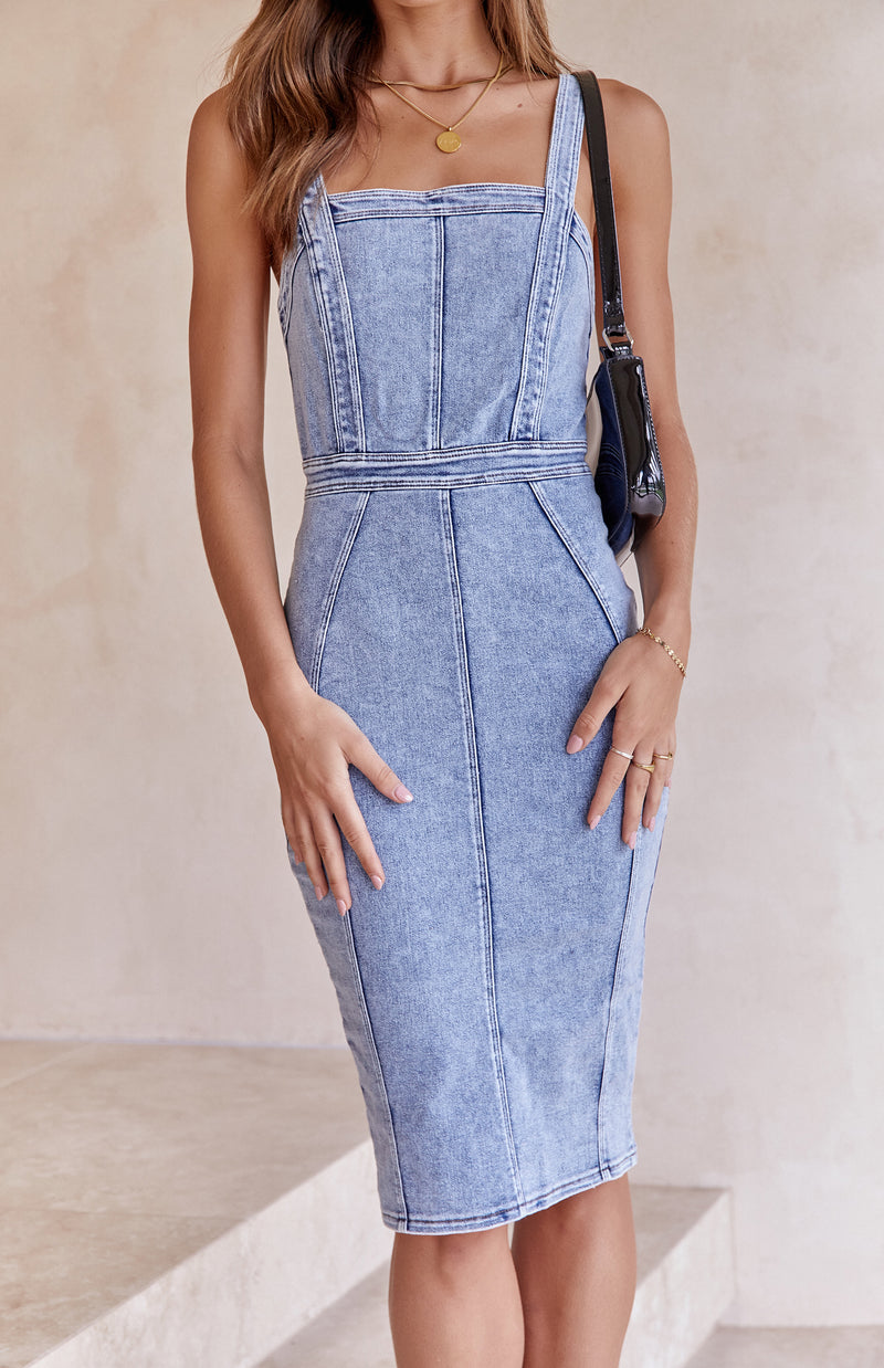 MAMBA DRESS - DENIM