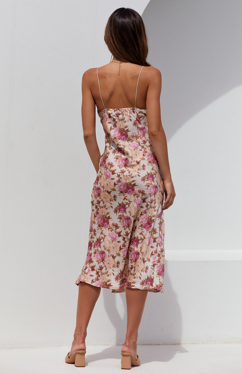 ANDREA DRESS - PURPLE PRINT