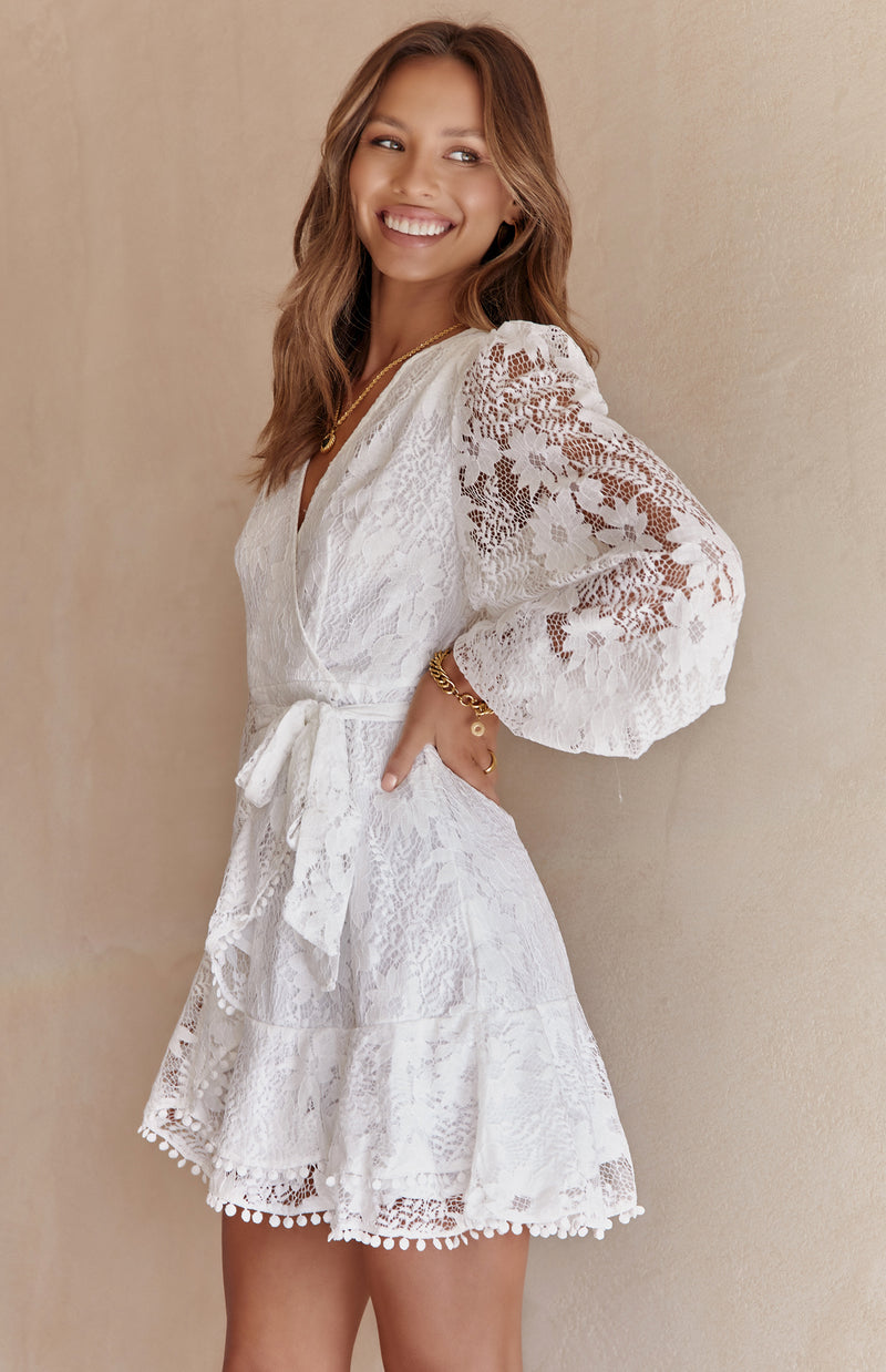 MORGAN DRESS - WHITE