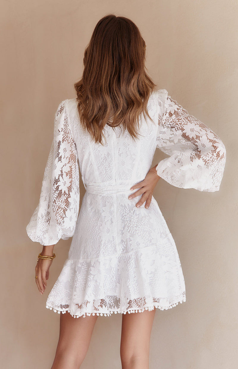MORGAN DRESS - WHITE