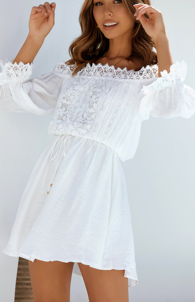 SANNA DRESS - WHITE