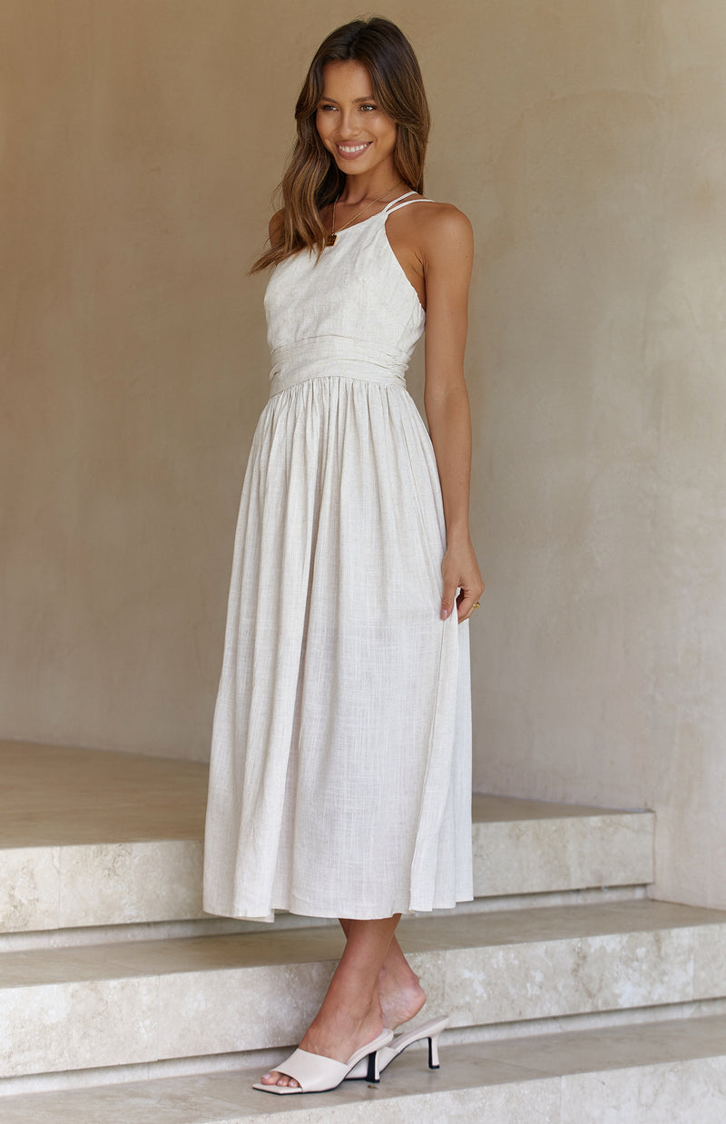 TUDOR DRESS - OATMEAL