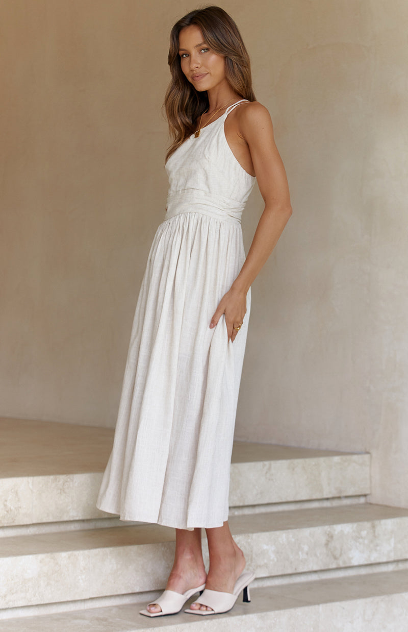 TUDOR DRESS - OATMEAL