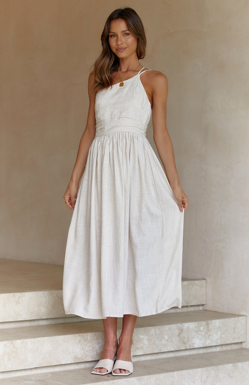 TUDOR DRESS - OATMEAL