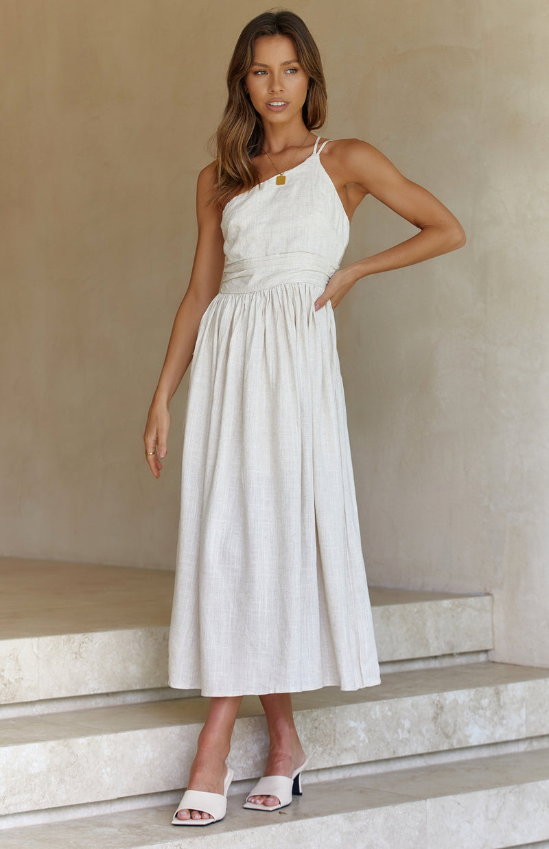 TUDOR DRESS - OATMEAL