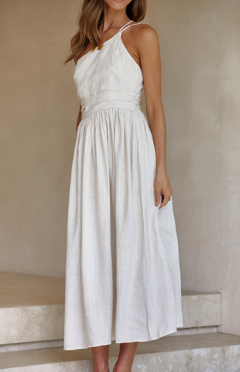 TUDOR DRESS - OATMEAL