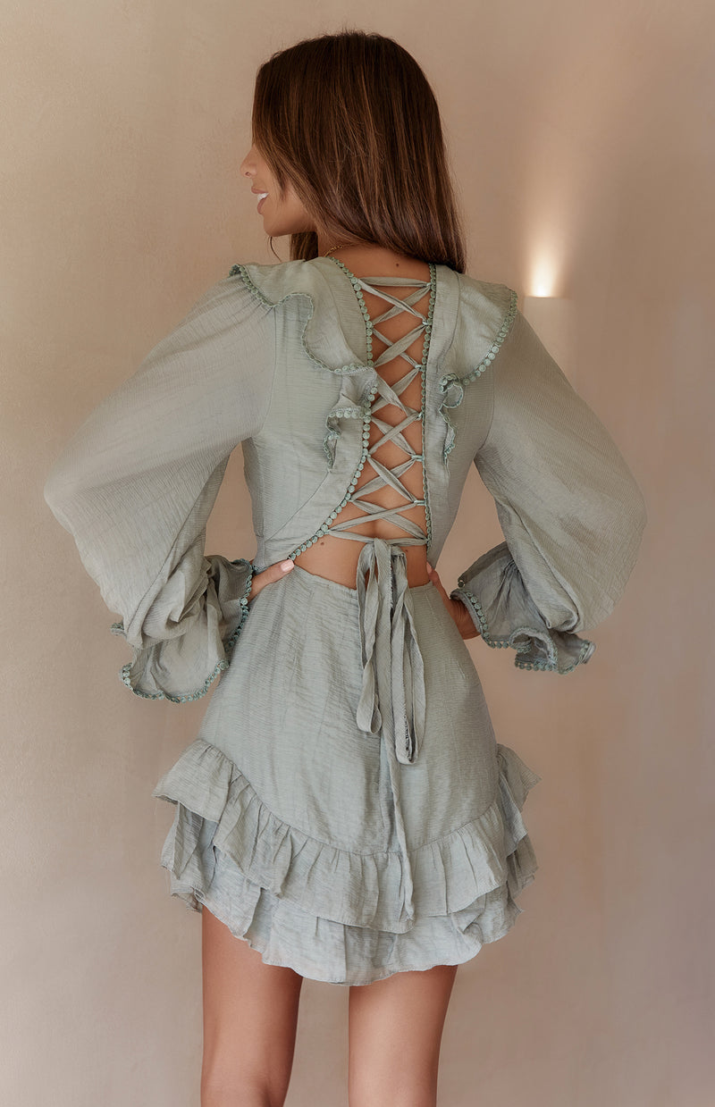 MALONY DRESS - OLIVE