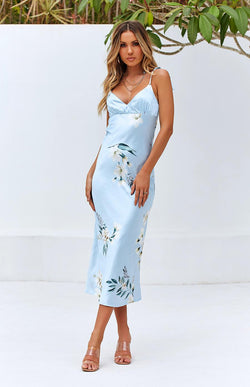 FRONTIER DRESS - BLUE PRINT