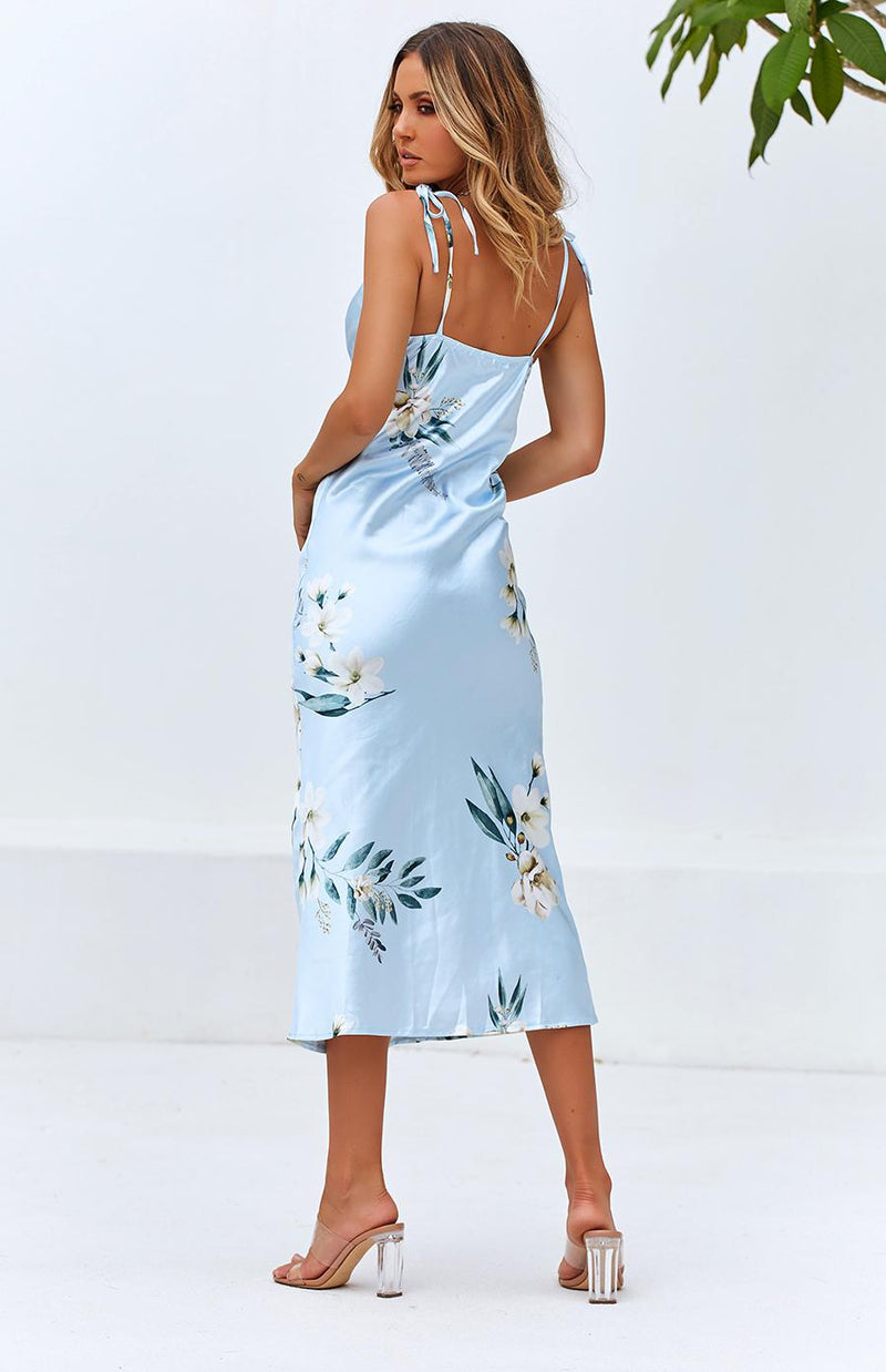 FRONTIER DRESS - BLUE PRINT