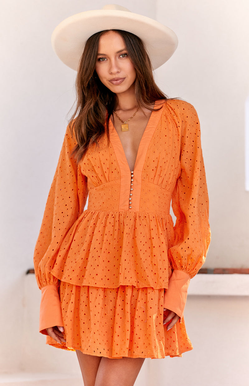 HALEY DRESS - ORANGE