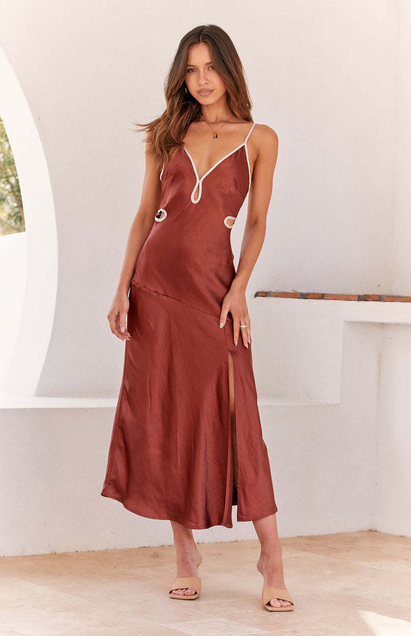 EVOKE DRESS - CHOCOLATE