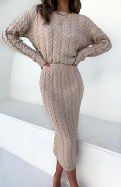 MOONDANCE SKIRT - MOCHA