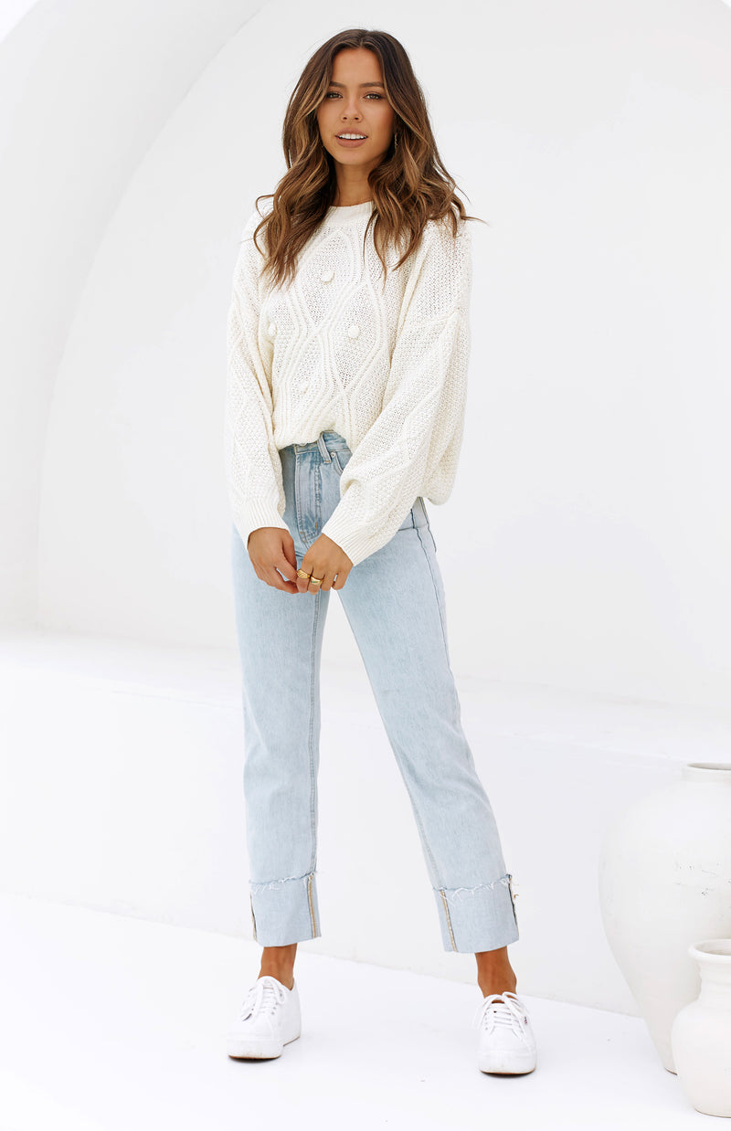 BERNY KNIT - CREAM