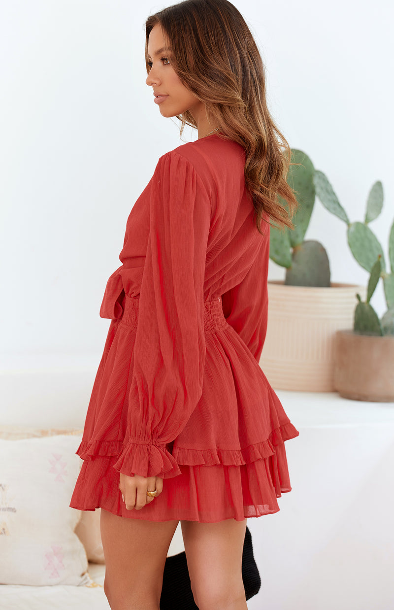 DORSET DRESS - RED