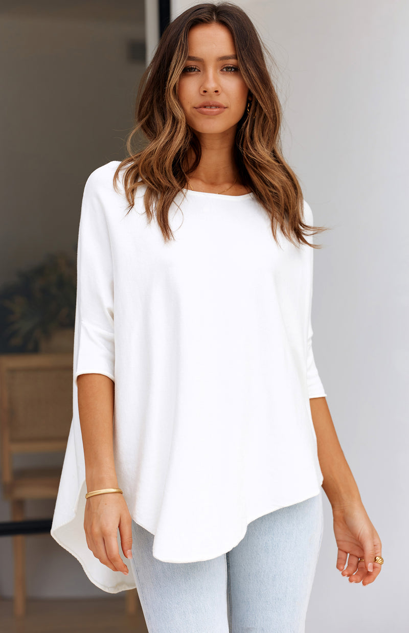 MIANN KNIT - WHITE