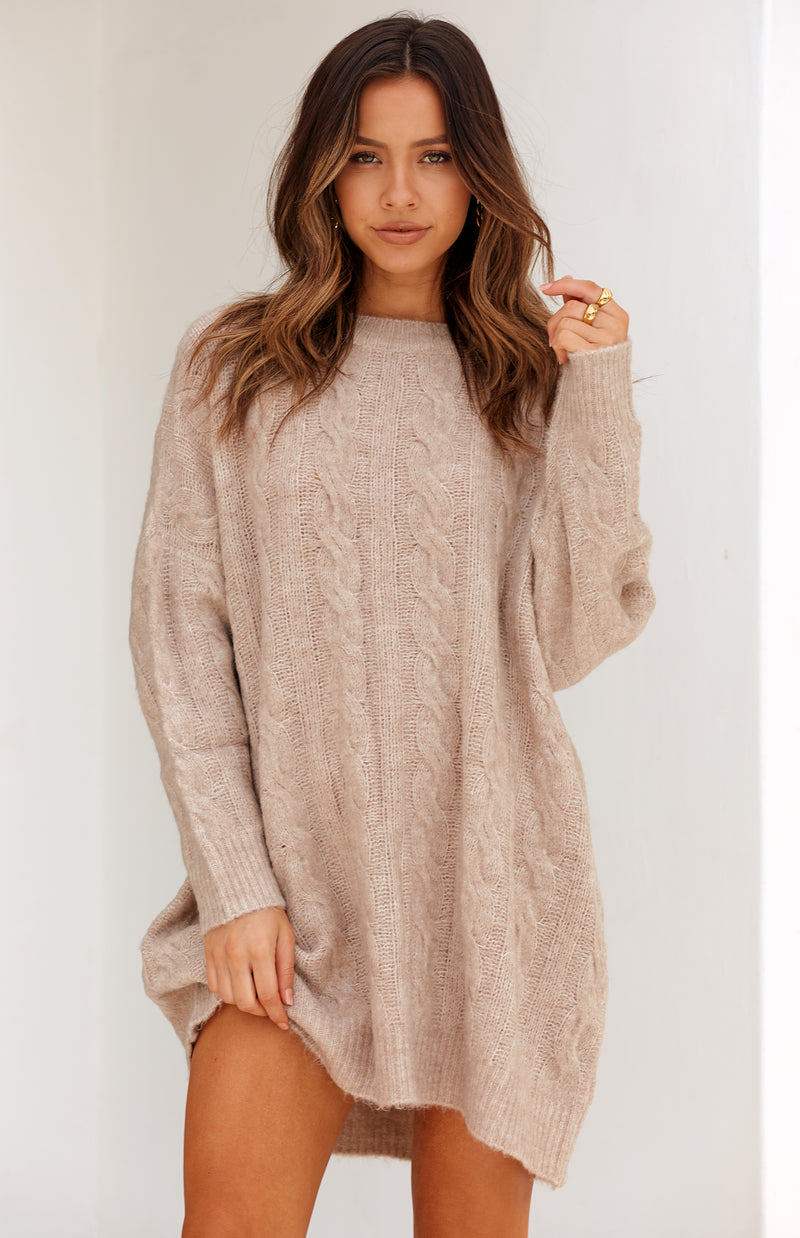FARRAH JUMPER/DRESS - MOCHA