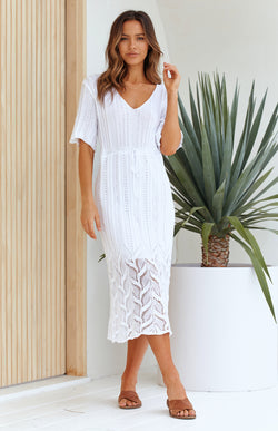 ZANI DRESS - WHITE