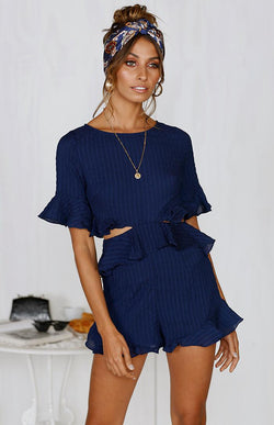 CALI PLAYSUIT - NAVY