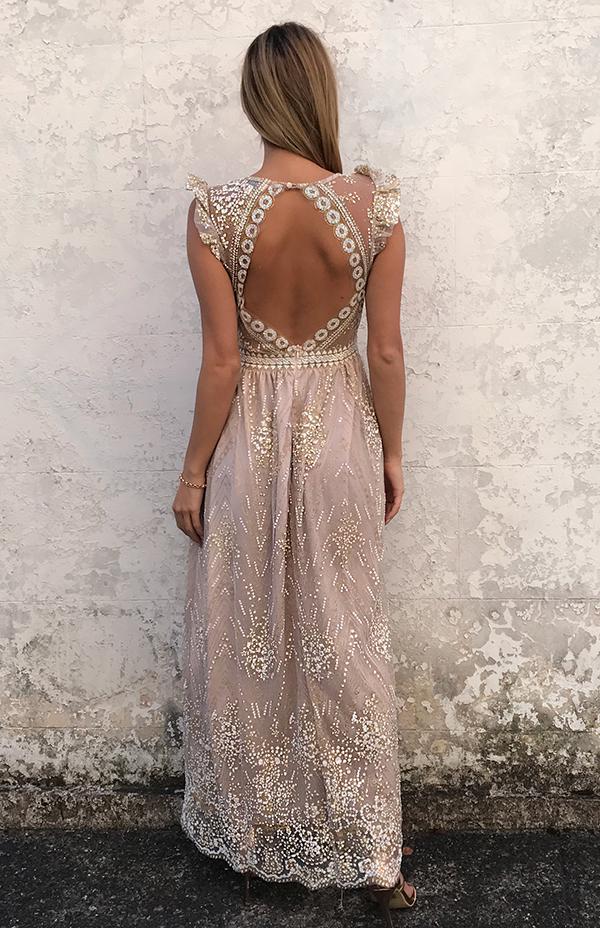 CAPRI SEQUIN MAXI