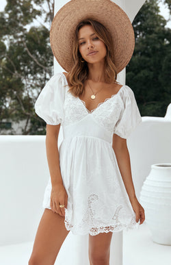 CHARLIE DRESS - WHITE