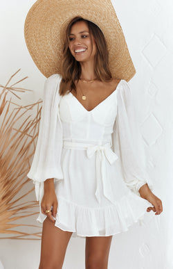 CONCORDE DRESS - WHITE