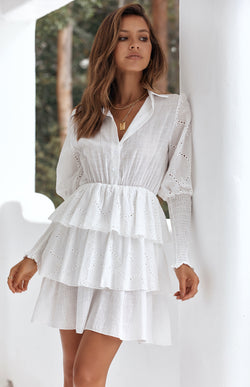 JEN DRESS - WHITE